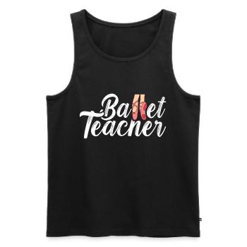 Danseurs de ballet Danseurs de ballet - Débardeur bio Premium Homme - noir - Devant - Michal (187cm)