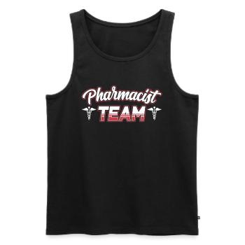 Apotheke Team Pharmazeut Apotheker Pharmazie - Männer Premium Bio Tank Top - Schwarz - Vorne - Michal (187cm)