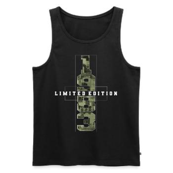 Camouflage 1983 Born Year of birth 1983 Men - Men's Premium Organic Tank Top - black - Front - Michal (187cm)