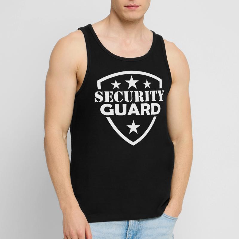 Security Guard Security Security Security Men's Premium Organic Tank Top