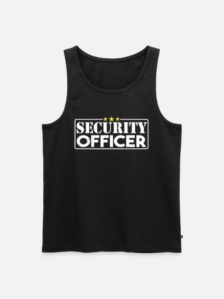 Security Guard Security Security - Men's Premium Organic Tank Top - black