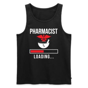 Apotheker Lädt Apotheke Pharmazie Pharmazeut - Männer Premium Bio Tank Top - Schwarz - Vorne - AI Model Male 178 light (178cm)