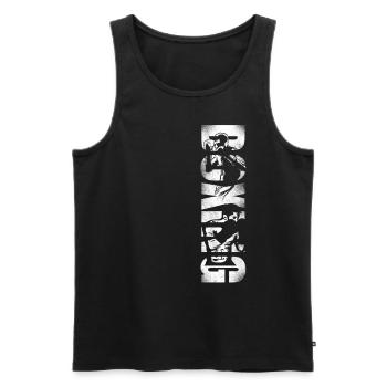 Boxing Vintage Boxing - Men's Premium Organic Tank Top - black - Front - AI Model Male 178 light (178cm)