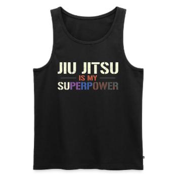 Jiu Jitsu Belt Colors Jiu Jitsu Is - Men's Premium Organic Tank Top - black - Front - Michal (187cm)