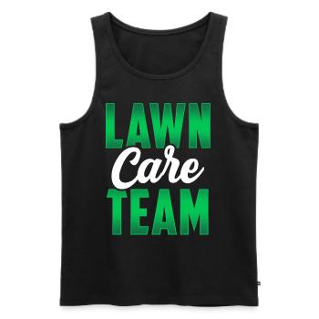 Team Lawn Care Lawn Mowing Lawn Mower - Men's Premium Organic Tank Top - black - Front - Michal (187cm)