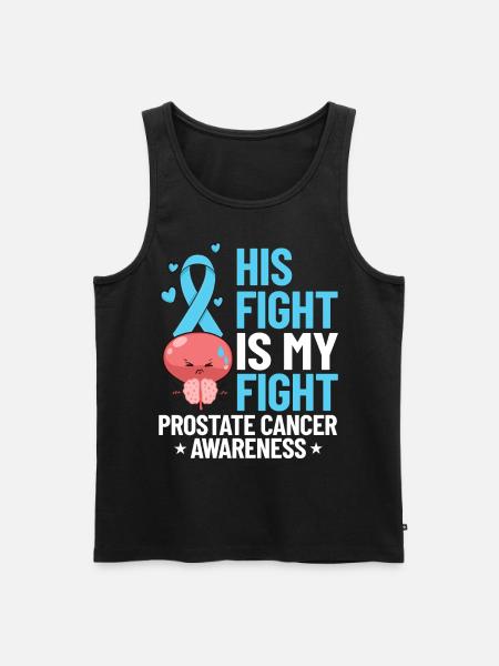 Prostatakrebs Prostata Krebs Chemo - Männer Premium Bio Tank Top - Schwarz
