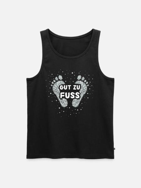 Gut Zu Fuß Fusspfleger Fusspflegerin - Männer Premium Bio Tank Top - Schwarz