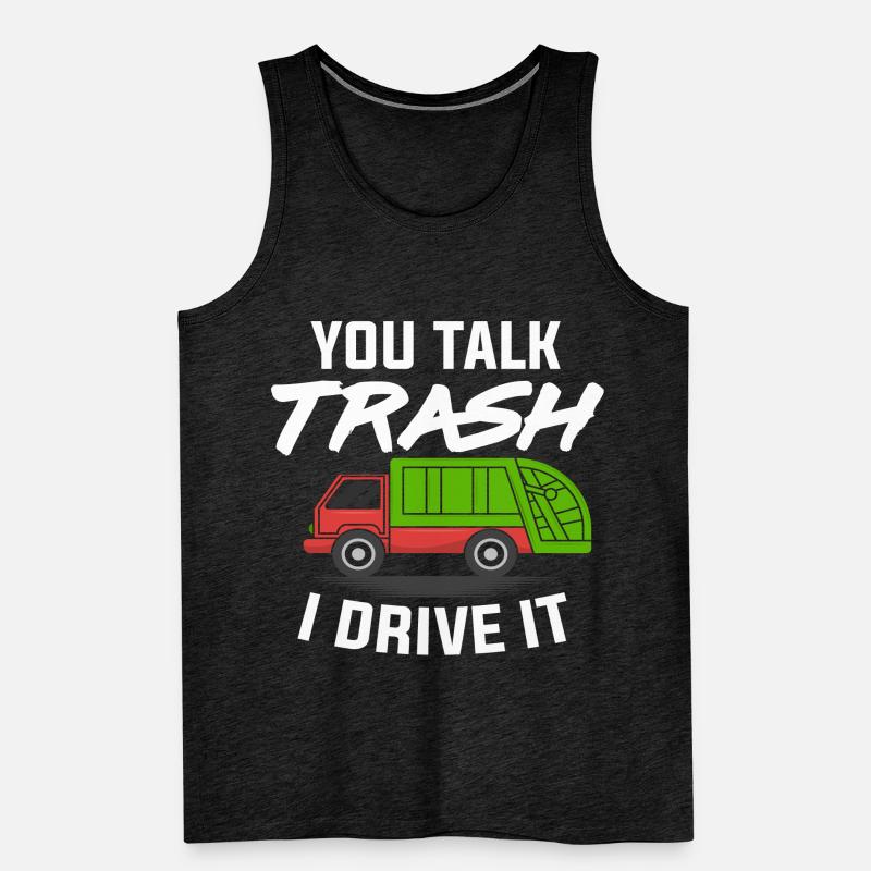 Garbage Man Gift Garbage Garbage Collection Waste Profession Men's Premium Organic Tank Top