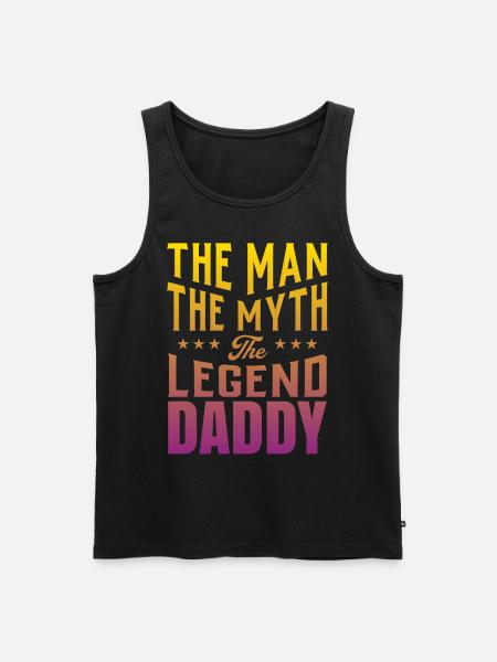 Father’s Day - Men's Premium Organic Tank Top - black