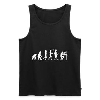 3d Printer Gift for Nerd Hobby Printing Machine - Men's Premium Organic Tank Top - black - Front - AI Model Male 178 light (178cm)