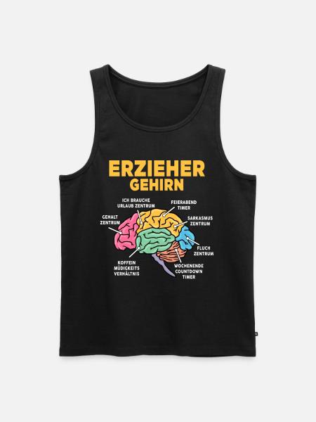 Erzieher - Männer Premium Bio Tank Top - Schwarz