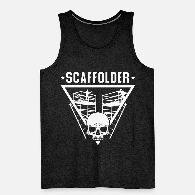 Scaffolding Worker Construction Manager Gift Men's Premium Organic Tank Top