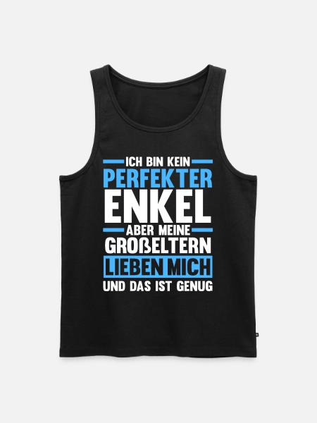 Enkel - Männer Premium Bio Tank Top - Schwarz