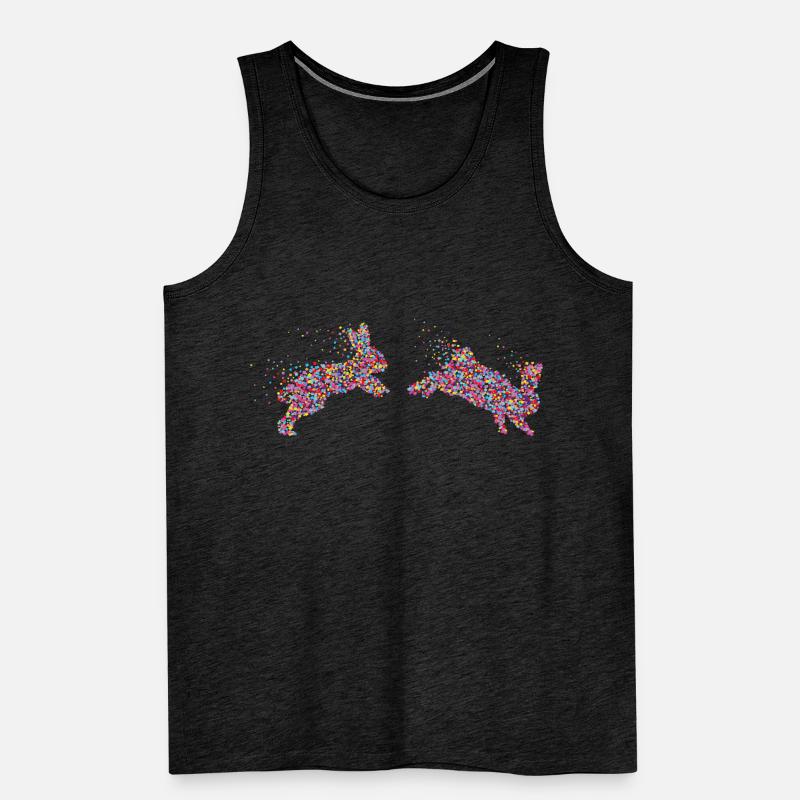 Rabbit Rabbit Rabbit Dwarf Rabbit Men's Premium Organic Tank Top