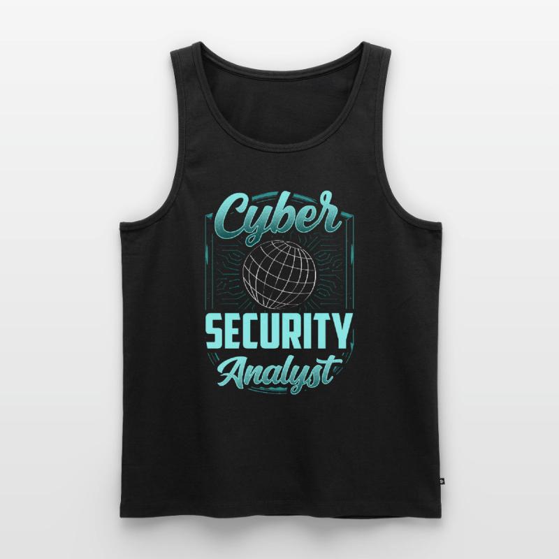 Analyste en cybersécurité Hack Hacker Sécurité informatique Débardeur bio Premium Homme