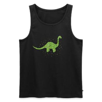 Brachiosaurus Dinosaure Dino Cadeau - Débardeur bio Premium Homme - noir - Devant - Michal (187cm)