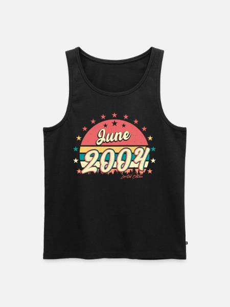 Finally 18 June 2004 - Men's Premium Organic Tank Top - black