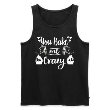 Bakery Confectioner Confectioner Confectioner Patissier - Men's Premium Organic Tank Top - black - Front - Michal (187cm)