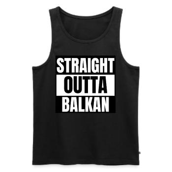 Balkan Hrvatska Apc Balkan Jebiga Hrvatska Kroate - Männer Premium Bio Tank Top - Schwarz - Vorne - AI Model Male 178 light (178cm)