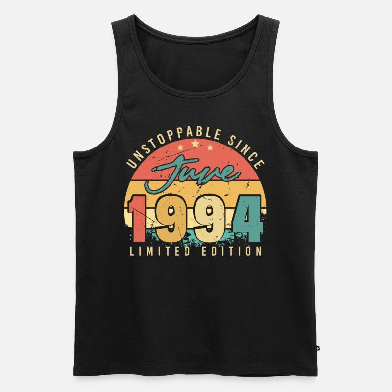 Juni 1994 Geschenkidee - Männer Premium Bio Tank Top - Schwarz