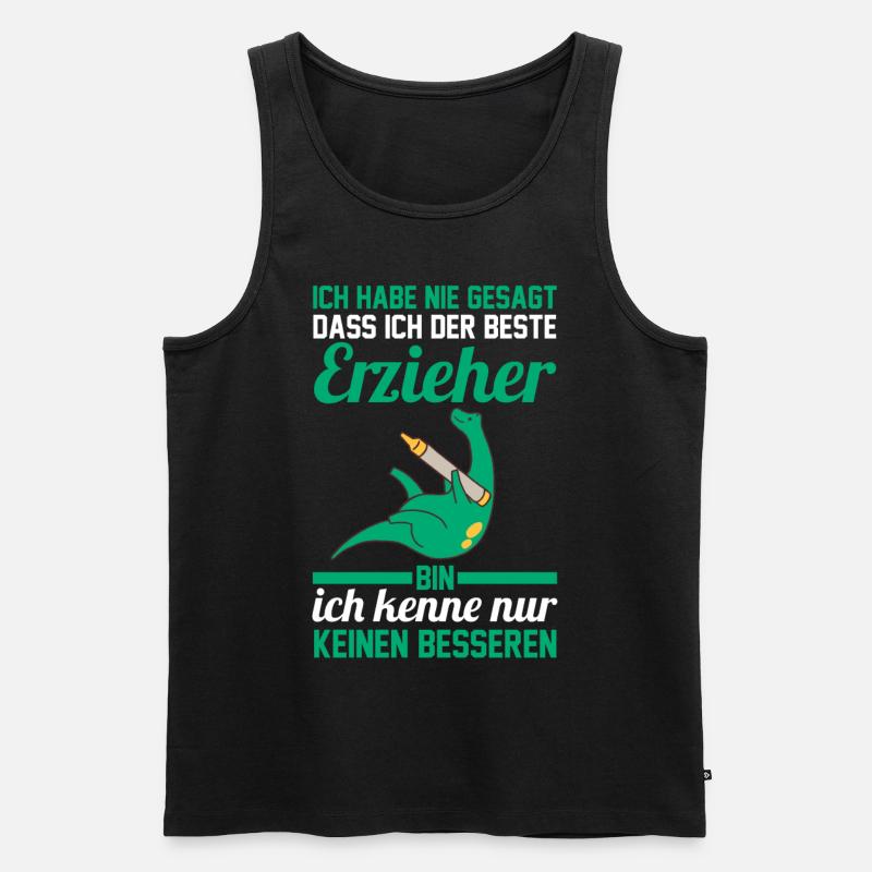 Kindergärtner Erzieher - Männer Premium Bio Tank Top - Schwarz