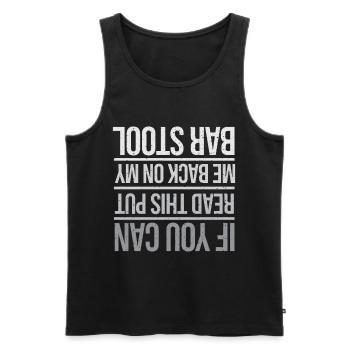 Irisch Irland Kleeblatt Grün Irish Party Shamrock - Männer Premium Bio Tank Top - Schwarz - Vorne - Michal (187cm)