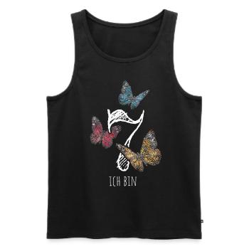 Siebter Geburtstag 7. Geburtstagshirt - Männer Premium Bio Tank Top - Schwarz - Vorne - Michal (187cm)