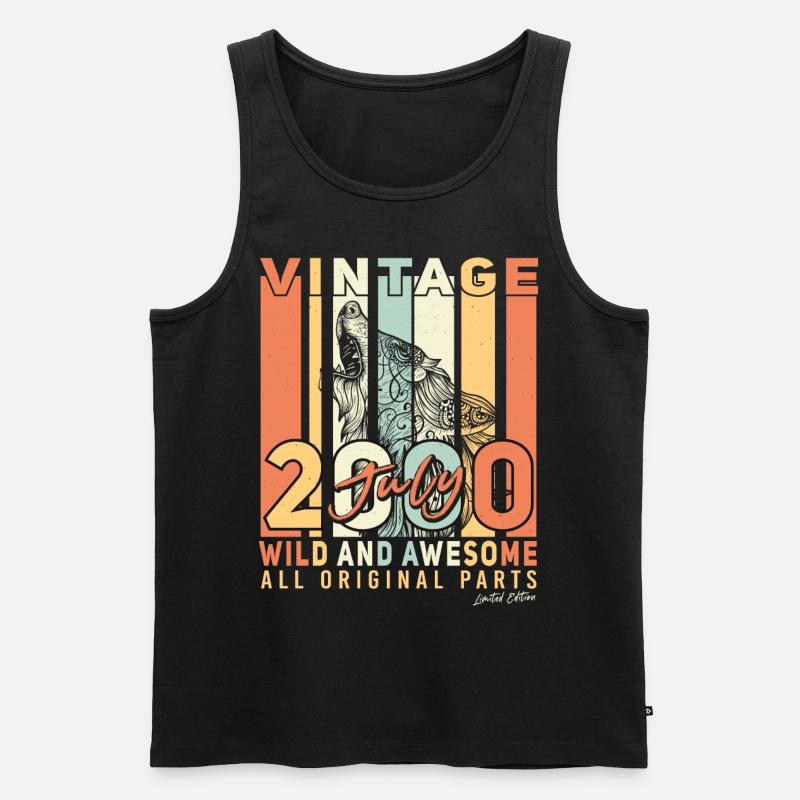 Gift July 2000 - Men's Premium Organic Tank Top - black