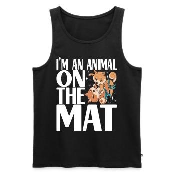 Brazilian Jiu Jitsu Grappling - Men's Premium Organic Tank Top - black - Front - Michal (187cm)