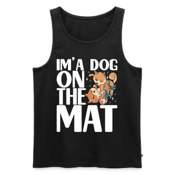 Brazilian Jiu Jitsu Grappling - Men's Premium Organic Tank Top - black - Front - Michal (187cm)