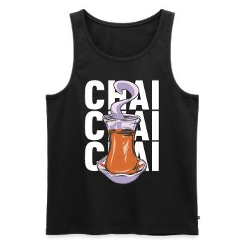 Türkei Türkisch - Männer Premium Bio Tank Top - Schwarz - Vorne - Michal (187cm)