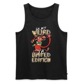 Drunken Reindeer - Limited Edition - Saying - Men's Premium Organic Tank Top - black - Front - AI Model Male 178 light (178cm)