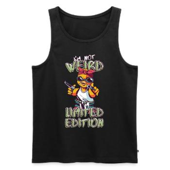 Cool Cartoon Chick - Limited Edition - Saying - Men's Premium Organic Tank Top - black - Front - Michal (187cm)