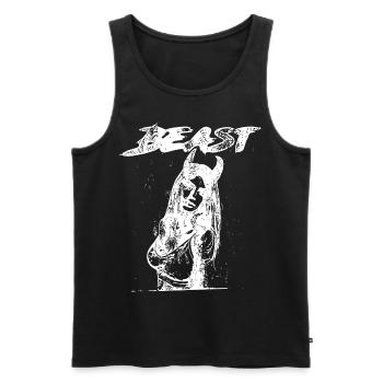 2reborn Sexy BEAST Demon girl devil 2 - Männer Premium Bio Tank Top - Schwarz - Vorne - Michal (187cm)