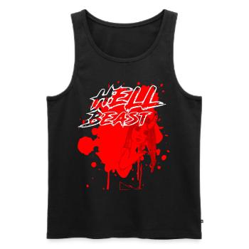 2reborn Hell Beast devil Girl sexy 2 - Männer Premium Bio Tank Top - Schwarz - Vorne - Michal (187cm)