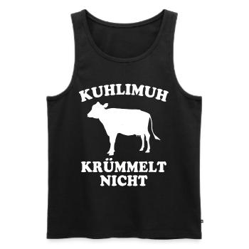 Österreich Tshirt - Männer Premium Bio Tank Top - Schwarz - Vorne - Michal (187cm)