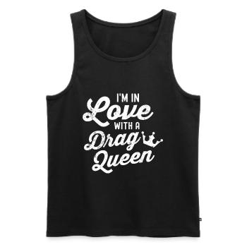Transgenre Tshirt Transsexual Pride - Débardeur bio Premium Homme - noir - Devant - AI Model Male 178 light (178cm)