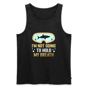 Scuba Diver Design Instructor Snorkeling - Men's Premium Organic Tank Top - black - Front - AI Model Male 178 light (178cm)