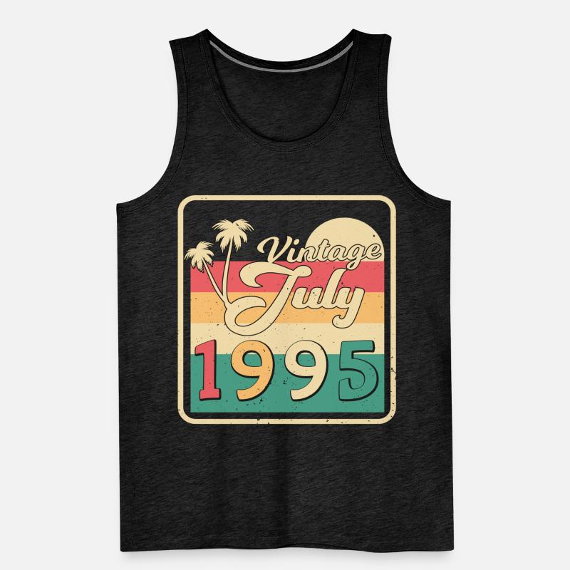 Geschenkidee 1995 Juli Männer Premium Bio Tank Top