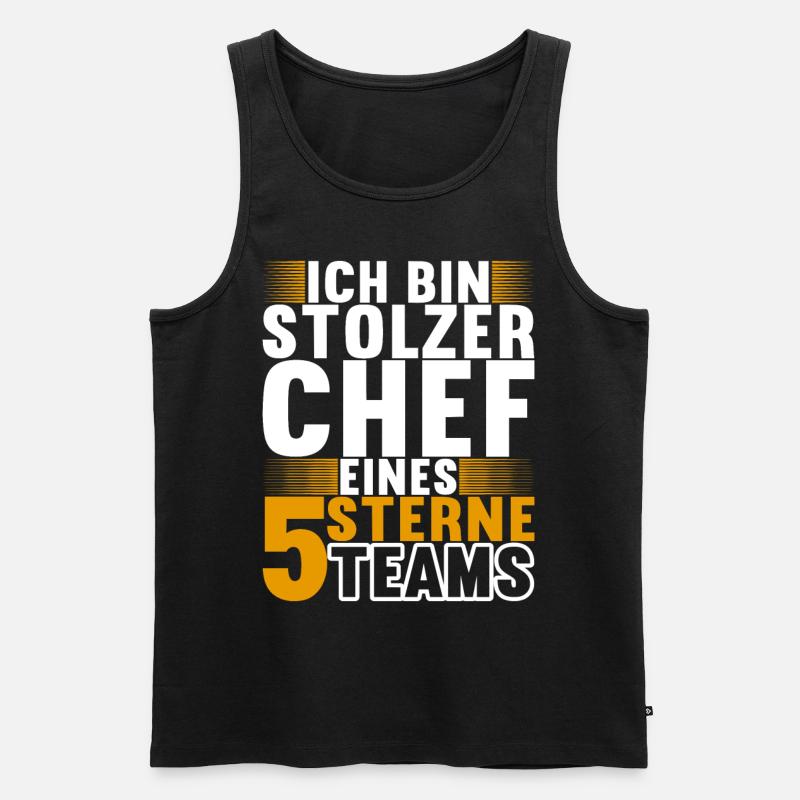 Abteilungsleiter Chef - Männer Premium Bio Tank Top - Schwarz