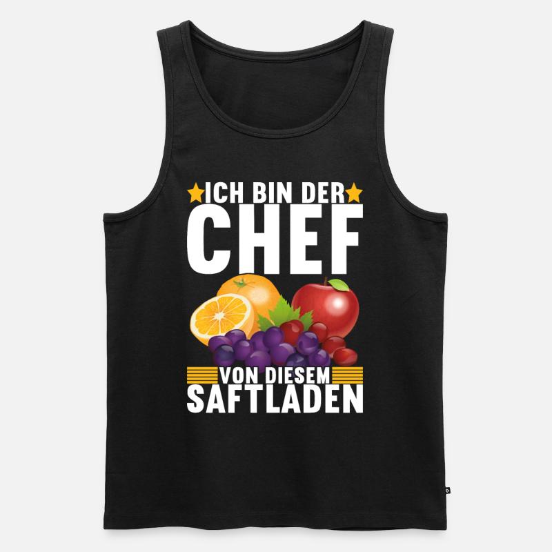 Abteilungsleiter Chef - Männer Premium Bio Tank Top - Schwarz