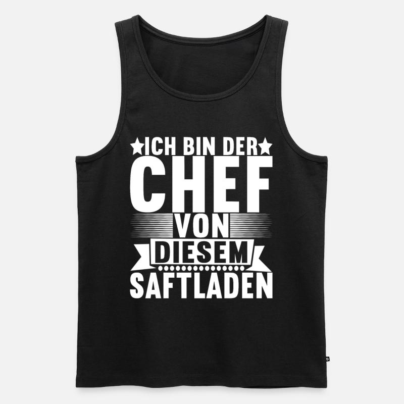 Abteilungsleiter Chef - Männer Premium Bio Tank Top - Schwarz