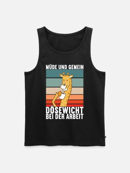 Lustige Sprüche Witzige Sprüche - Männer Premium Bio Tank Top - Schwarz