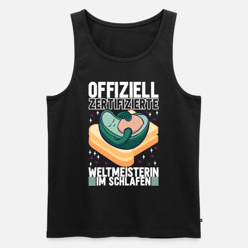 Avocado Toast - Männer Premium Bio Tank Top - Schwarz