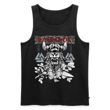 Chemise Viking Ragnarök - Débardeur bio Premium Homme - noir - Devant - AI Model Male 178 light (178cm)
