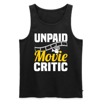 Film Critic Film Review Feature Film Film - Men's Premium Organic Tank Top - black - Front - Michal (187cm)