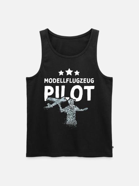 Modellflugzeug Modellflieger Verein - Männer Premium Bio Tank Top - Schwarz