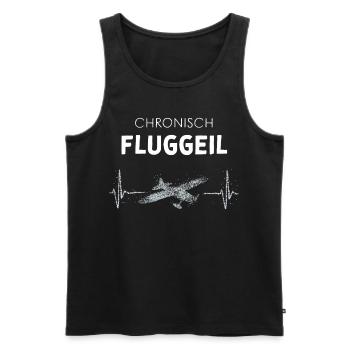 Modellflugzeuge Modellfliegen Modellflug - Männer Premium Bio Tank Top - Schwarz - Vorne - Michal (187cm)