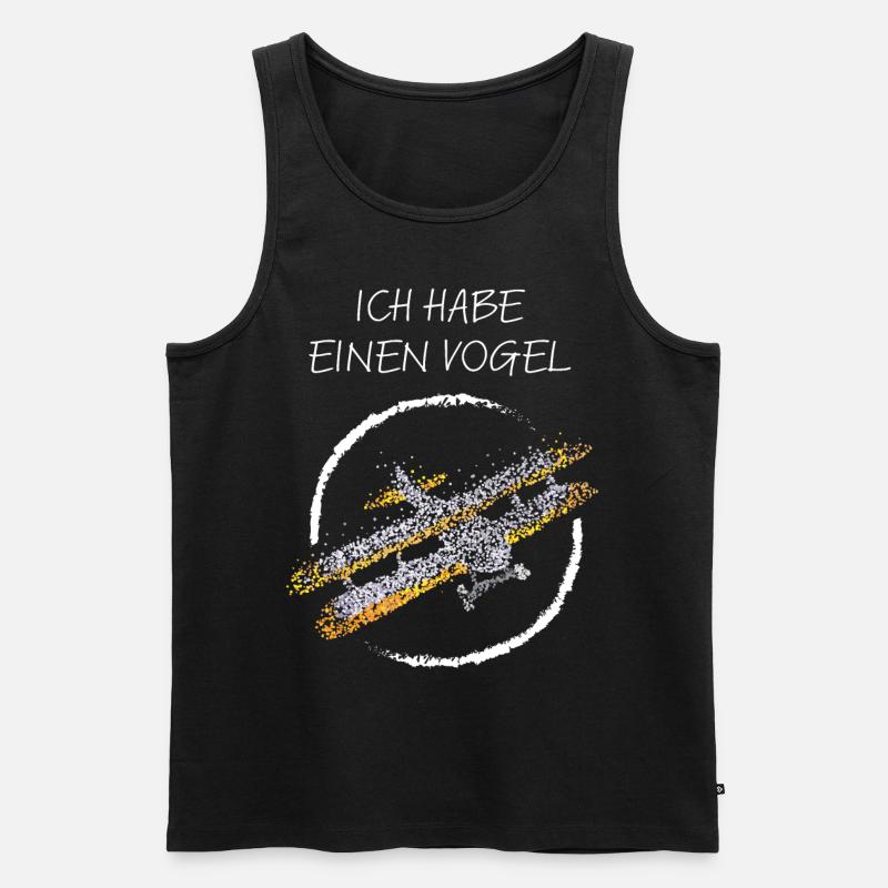 Modellflieger Modellbau Modellbauer - Männer Premium Bio Tank Top - Schwarz