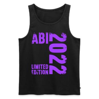 Abitur Gymnasium Damen und Herren Abi 2022 - Männer Premium Bio Tank Top - Schwarz - Vorne - AI Model Male 178 light (178cm)